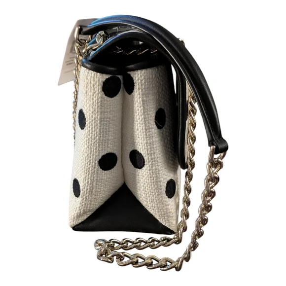 NWT still in bag Kate Spade Natalia Medium Flap Shoulder purse Polka Dot - Picture 3 of 10